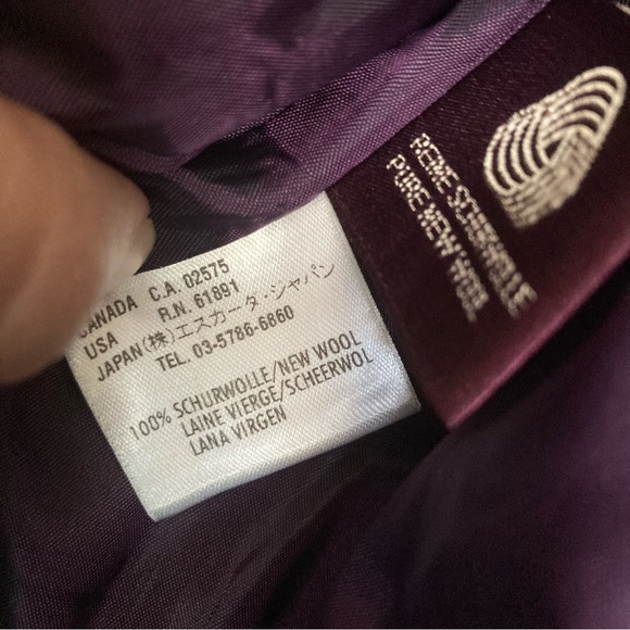 Escada Black Pinstripe 2 button Wool Blazer Jacket Sz 34 4 Excellent! - Picture 8 of 10